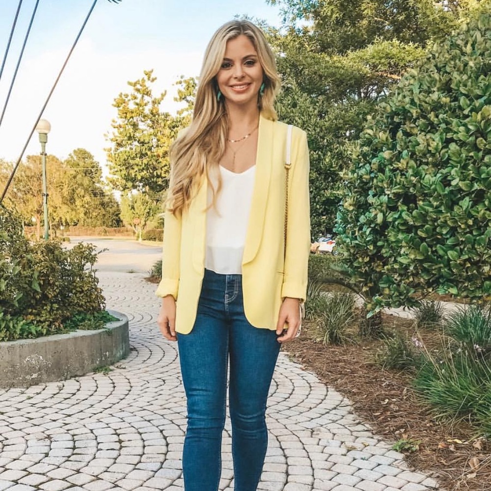 Yellow Blazer XS